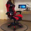 A6060 Μαυρο/κοκκινο Πολυθρονα Gaming/με Υποποδιο