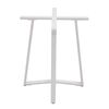 Bistro 60x60x72εκ. White Βαση Μεταλλικη με Ρεγ/ρους