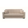 Rover Light Brown Υφασμα 3θεσιος Καναπεσ/κρεβατι με Αποθ.χωρο 210x80εκ.