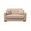 Rover Light Brown Υφασμα 2θεσιος Καναπεσ/κρεβατι με Αποθ.χωρο 150χ80εκ.