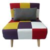Sara Patchwork Υφασμα Πολυθρονα/κρεβατι 75χ80εκ.