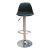 Σκαμπό Μπάρ 2τμχ Bar92 Black Pu/pp 37x33x102εκ.