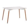 Σετ Τραπεζαρίας Loft Grey Randy 5τμχ 120χ80x72εκ.