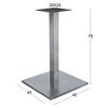 Sonora Promo 45χ45χ75εκ. Βαση Inox με Ρεγ/ρους