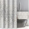 Κουρτίνα Μπάνιου Yvonne Silver 180x185 guy Laroche  100% Polyester, Water Repellant