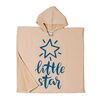 Παιδικο Ποντσο Θαλασσης Star Beige 60x60