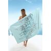 Πετσέτα Θαλάσσης Velour Printed 2103 Ocean 100x175 guy Laroche  50% Cotton-50%polyester