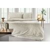 Σετ 3τμχ Σεντόνια Elodie Natural με Λάστιχο 100x200+32 guy Laroche  100% Cotton Flannel