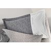 Ζεύγος Διακοσμητικές Μαξιλαροθήκες Symbol Grey 50x70 guy Laroche  100% Microsuede