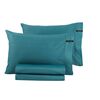 Ζεύγος Μαξιλαροθήκες Minimal Petrol 50x70 guy Laroche  100% Cotton Satin