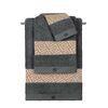 Σετ 3τμχ Πετσέτες Occio Grey-Anthracite guy Laroche  100% Cotton 500 Gr/m 2