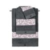 Σετ Πετσέτες Μπάνιου 3τμχ. Lavinia Violet-Anthracite guy Laroche  100% Cotton 500 Gr/m 2