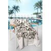 Πετσέτα Θαλάσσης Velour Printed 2406/01 100x175 guy Laroche  50%cotton-50%polyester