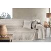 Ριχτάρι Marvin Natural Διθέσιου Καναπέ 180x250 guy Laroche  37% Cotton-21%polyester-42% Acrylic