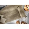 Ριχτάρι Siren Natural 3θέσιος 180χ300 guy Laroche  37% Cotton-21%polyester-42% Acrylic