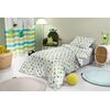 Σετ 3τμχ. Παιδικά Σεντόνια Monsters Lime Saint Clair  100% Cotton