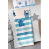 Κουβέρτα Bebe Ultrasoft Monsters Blue 110x140 Saint Clair  100% Polyester