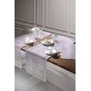 Τραβέρσα 2040 Lilac Silver Laser cut 40x160 Saint Clair  100% Πολυεστερα