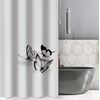 Κουρτίνα Μπάνιου des 119 με Κρίκους 240x185 Saint Clair  100% Polyester