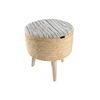 Σκαμπό Stool Kilim 40x40x40 guy Laroche  90% Jute - 10% Cotton