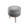 Σκαμπό Stool Shades Grey 40x40x40 guy Laroche  100% Cotton