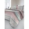 Σετ 3τμχ Σεντόνια Fuzzy Iris με Λάστιχο 100x200+32 guy Laroche  100% Cotton Percale