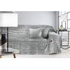 Ριχτάρι Καναπέ Sydney Silver (Διθέσιος) 180x250 guy Laroche  37% Cotton-21%polyester-42% Acrylic