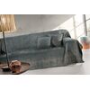 Ριχτάρι Καναπέ Perth Petrol (Πολυθρόνας) 180x150 guy Laroche  37% Cotton-21%polyester-42% Acrylic