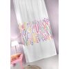 Βρεφική Κουρτίνα Letters Pink 145x270 guy Laroche  100% Polyester