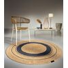Χαλί Grande Anthracite Round 150εκ. guy Laroche  100% Jute