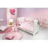 Σετ 3τμχ Βρεφικά Σεντόνια paw Pinky 115x170 guy Laroche  100% Cotton
