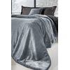 Σετ 2τμχ Κουβέρτα Velvet Cement 160x220 guy Laroche  100% Flannel
