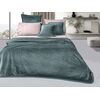 Σετ 2τμχ Κουβέρτα Bolzano Emerald 160x220 guy Laroche  100% Velvet Pol.