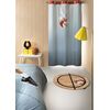 Koυρτίνα Soft-Touch Hoop με Τρουκς 160x240 Saint Clair  Microsuede