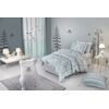 Σετ 2τμx. Παιδικής Παπλωματοθήκης Forest Mist 165x225 guy Laroche Mint 100% Cotton