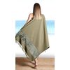 Πετσέτα Θαλάσσης Pestemal 12 Khaki 90x170 guy Laroche  100% Cotton