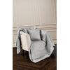 Ριχτάρι Πολυθρόνας Meribell Silver 170x150 guy Laroche Silver 100% Microsuede