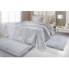 Σετ 3τμχ Χαλί Softy Silver guy Laroche  100% Pol. With Memory Foam