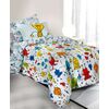 Σετ Σεντόνια 3τμχ. Robot 160x260 Saint Clair  100% Cotton