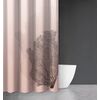 Κουρτίνα Μπάνιου Seawater des 621 old Pink με Κρίκους 240x185 Saint Clair  100% Polyester