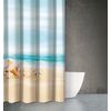 Κουρτίνα Μπάνιου Seawater des 165 με Κρίκους 180x200 Saint Clair  100% Polyester