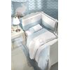 Σετ 5τμχ Βρεφική Προίκα Lapin Blue Saint Clair  100% Βαμβάκι