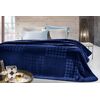 Βελουτέ Κουβέρτα Grand Navy Blue 220x240 guy Laroche Navy Blue 100% Polyester