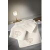 Σετ Πετσέτες Μπάνιου 3τμχ Sanza Ivory guy Laroche Ivory 100% Cotton 500 Gr/m2 ,