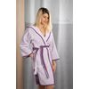 Μπουρνούζι new Comfy Lilac Large με Κουκούλα Small guy Laroche  60% Cotton - 40% Polyester