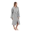 Μπουρνούζι Basic Grey Πικέ Medium guy Laroche  60% Cotton - 40% Polyester
