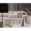 Ριχτάρι Crusty old Pink 170x250 + Διακοσμητικό Μαξιλάρι guy Laroche  100% Polyester art fur Ultrasoft