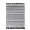 Χαλί Urban Cotton Kilim Samaira Black White Royal Carpet