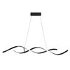 Se led 95 Queen Pendant Black 24w 3cct 95x8x100cm Ip20 220v 2 Years Warranty