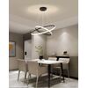 Se led 60 Stelina Pendant Black 60-40cm 47w 3cc Ip20 220v 2 Years Warranty